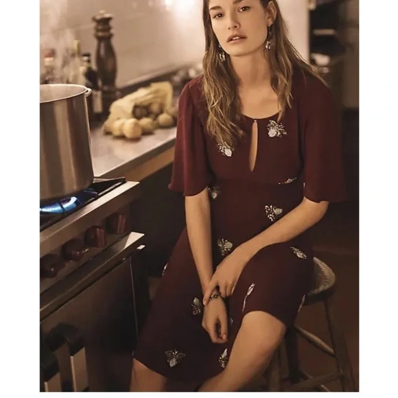 Anthropologie beaded firefly dress - Picture 2 of 6